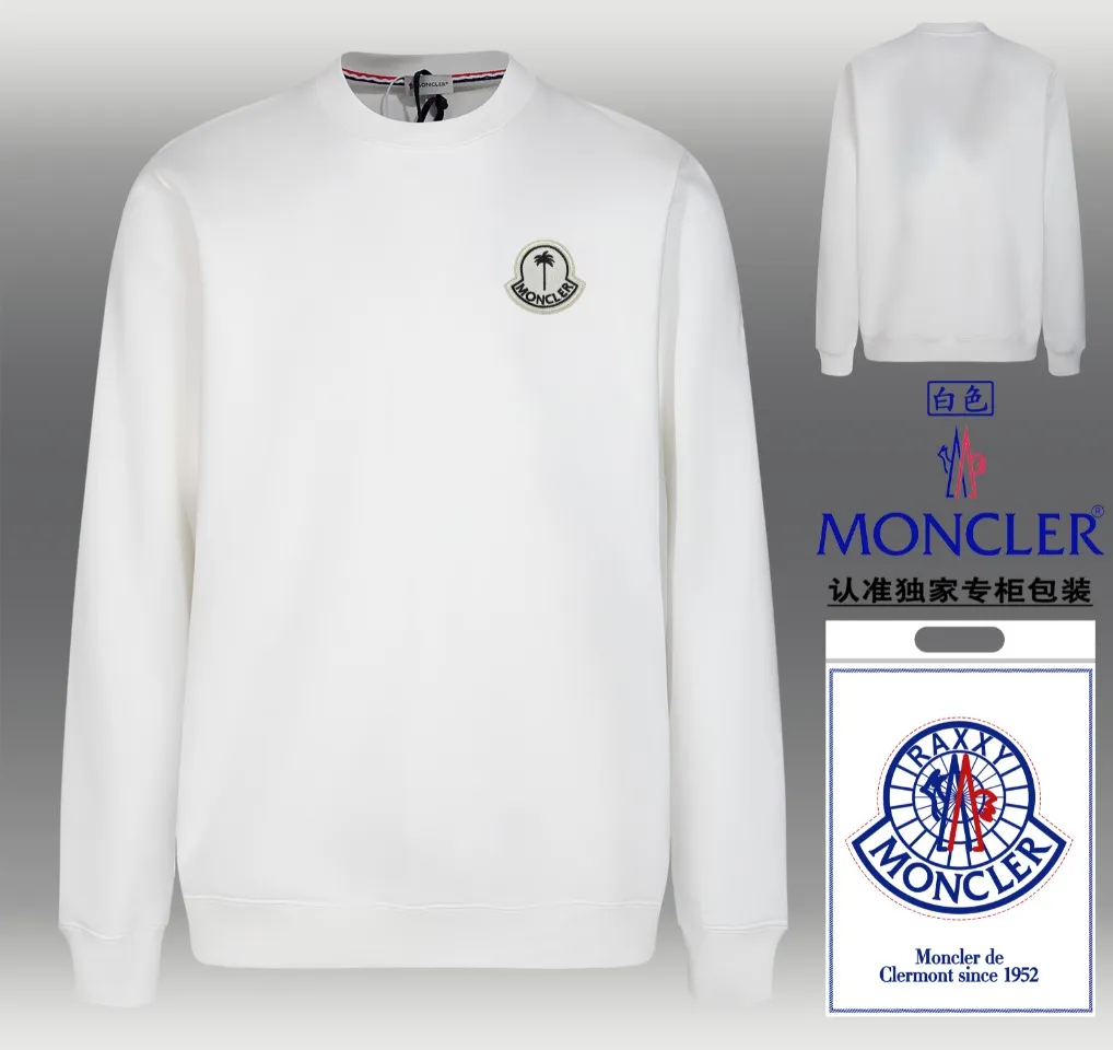 📦 📦 【 In Stock】 〖 𝐌𝐎𝐍𝐂𝐋𝐄𝐑~ 〗 440g 2025 ， ， Premium ， ， ！ ：Black White Size：S M L XL 2XL